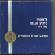 SAN MARINO 1972 SET COMPLETO MONETE CON LIBRETTO ESPLICATIVO - Saint-Marin