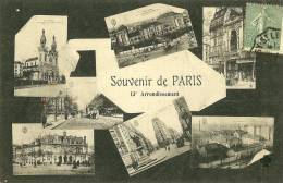 Arrondissement 13. Belle Cpa Multivues Du 13ème Arrondissement De Paris. - Paris (13)