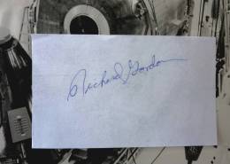 APOLLO 12  AUTOGRAPHE ASTRONAUTE SIGNED AUTOGRAPHED Signé RICHARD GORDON - Handtekening