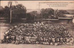 PORTO NOVO (Dahomey) - ECOLE -  Missions Africaines - Dahomey