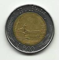 1985 - Italia 500 Lire, - 500 Liras