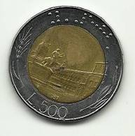 1987 - Italia 500 Lire, - 500 Liras