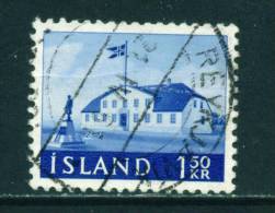 ICELAND - 1958 Old Government House 1k50 Used (stock Scan) - Used Stamps