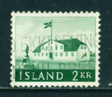 ICELAND - 1958 Old Government House 2k Used (stock Scan) - Used Stamps