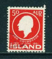 ICELAND - 1961 Jon Sigurdsson 50a Used (stock Scan) - Used Stamps