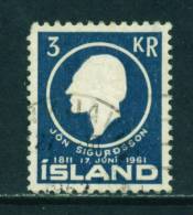 ICELAND - 1961 Jon Sigurdsson 3k Used (stock Scan) - Oblitérés