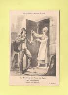 *  CPA..Le Marchand De Peaux De Lapin Par Carle VERNET . Gravure De Debucourt  - ( 2 Scans ) - Händler