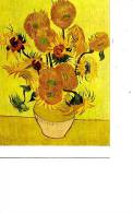 LOT DE 2 CARTES VAN GOGH TOURNESOLS  ET MOURNING MAN HOMME EN LARMES VERS 1950 - Van Gogh, Vincent