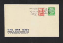 Österreich PK Deutscher Posttarif 1938 - Brieven En Documenten