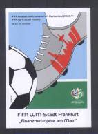 ALLEMAGNE   Carte  Officielle  Stade Frankfurt  Football  Soccer  Fussball   Cup 2006 - 2006 – Alemania