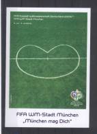 ALLEMAGNE   Carte  Officielle  Stade Munchen  Football  Soccer  Fussball   Cup 2006   Coeur - 2006 – Allemagne