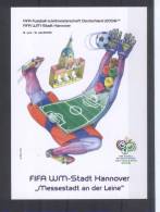 ALLEMAGNE   Carte  Officielle  Stade Hannover Football  Soccer  Fussball   Cup 2006   Gardien - 2006 – Deutschland