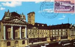 Carte 1°jour, Timbre, Obliteration,  21 DIJON Ancien Palais Des Ducs De Bourgogne, 19 Mai 72 - Balloons