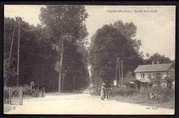 CPA ANCIENNE- FRANCE- VAUMOISE (60)- ENTRÉE DE LA FORET- PASSAGE A NIVEAU ET GARDE BARRIERE GROS PLAN- - Vaumoise