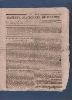 GAZETTE NATIONALE DE FRANCE 9 03 1796 - LONDRES GREY PITT - ANGERS CHOUANS - HOCHE - HAUT RHIN - CHANTS PATRIOTIQUES ... - Periódicos - Antes 1800