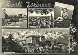 Rivoli Torinese(Torino)-Vedutine-1958 - Rivoli