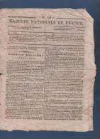 GAZETTE NATIONALE DE FRANCE 23 03 1797 - VIENNE - FRANCFORT - COBLENTZ - COLOGNE - SUISSE BÂLE - TYROL - GUYANE CAYENNE - Periódicos - Antes 1800