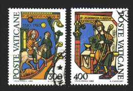 Vaticano ° - 1980 . Sant´Albert Magno. . Unif. 680/81.  Usato - Used Stamps