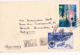 Philippines    Stamps On Enveloppe   1961 - Philippines