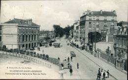 94-VAL DE MARNE-- VILLENEUVE-ST GEORGES/ LA GARE / RUE DE PARIS   ECRITE ‹(•¿• )› - Villeneuve Saint Georges