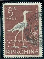 Rumania Romania 1957 Birds Aves Oiseaux Vegels Back-winged Stilt -Himantopus Himantopus Canc - Marine Web-footed Birds