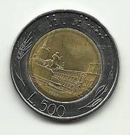 1995 - Italia 500 Lire, - 500 Liras