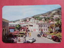 > Antilles > Virgin Islands, US    Charlotte Amalia Street With  Classic Autos----ref  858 - Virgin Islands, US