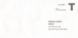 Enveloppe T Pour Le Service Clientd Edipub - Cards/T Return Covers