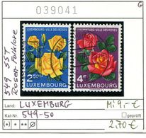Luxemburg 1956 - Luxembourg 1956 - Michel 549-550 - Oo Oblit. Used Gebruikt - Gebruikt