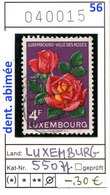 Luxemburg 1956 - Luxembourg 1956 - Michel 550 Zahnfehler / Dent. Defect.- Oo Oblit. Used Gebruikt - Gebraucht