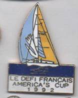 Superbe Pin´s En EGF , Marine Bateau Voilier , America's Cup , Transat - Boats