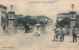 AFRIQUE - ALGERIE - PHILIPPEVILLE - Route De Constantine (belle Animation) - Skikda (Philippeville)