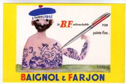 960B) BUVARD - BAIGNOL ET FARJON - Stationeries (flat Articles)