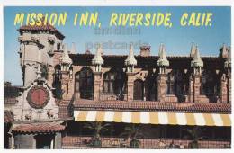 USA, RIVERSIDE CA, MISSION INN, C1960s Vintage Unused Postcard, CLOCK TOWER - CALIFORNIA HOTEL  [c3627] - Kabarett