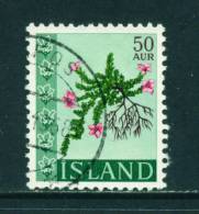 ICELAND - 1968 Flowers 50a Used (stock Scan) - Usati