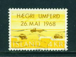 ICELAND - 1968 Right Hand Traffic 4k Used (stock Scan) - Used Stamps
