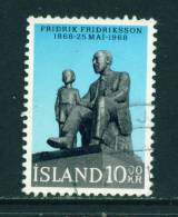 ICELAND - 1968 Fridriksson 10k Used (stock Scan) - Usados