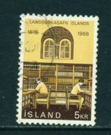 ICELAND - 1968 National Library 5k Used (stock Scan) - Usados