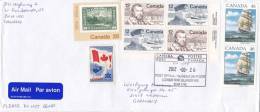 Marcophilie, LETTRE COVER CANADA LOWER ISLANDS 8 TIMBRES /3819 - Briefe U. Dokumente