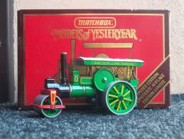 MATCHBOX  YESTERYEAR -  ARELING PORTER STEAM ROLLER SCHIACCIA SASSI 1894 AVEC SA  BOITE  Scala 1/49 - Matchbox