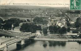 95--VAL D OISE-- BEAUMONT SUR OISE /PANORAMA DE PERSAN ECRITE ‹(•¿• )› - Beaumont Sur Oise
