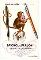 966B) - BUVARD - BAIGNOL ET FARJON Roule Ta Bille - Papeterie