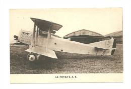 78 - Grand Meeting Aéronautique De Buc Le Potez S.A.E. Carte Sépia - Buc