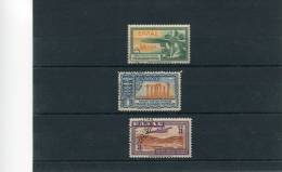 1933-Greece- "Aeroespresso" Airpost Issue- Partial Set Used Hinged (w/ Gum) - Gebraucht