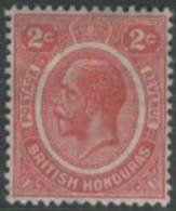 BRITISH HONDURAS 1922 2c KGV SG 128 HM HX38 - Britisch-Honduras (...-1970)