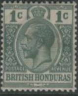 BRITISH HONDURAS 1922 1c KGV SG 126 HM HX37 - Honduras Británica (...-1970)