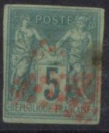 #38# COLONIES GENERALES N° 31 Oblitéré Losange De Points Rouges (Réunion) - Sage