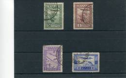 1933-Greece- "Government's" Airpost Issue- Half Set UsH (w/ "Athinai-Plateia Syntagmatos" XX+XXII Type Postmarks) - Usados