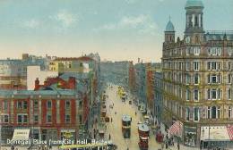 K K  938 / CPA - IRLANDE  -DONEGALL PLACE FROM CITY HALL BELFAST - Donegal