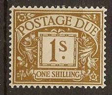 GB POSTAGE DUE 1951 1/- SG D39 HM YA28 - Tasse